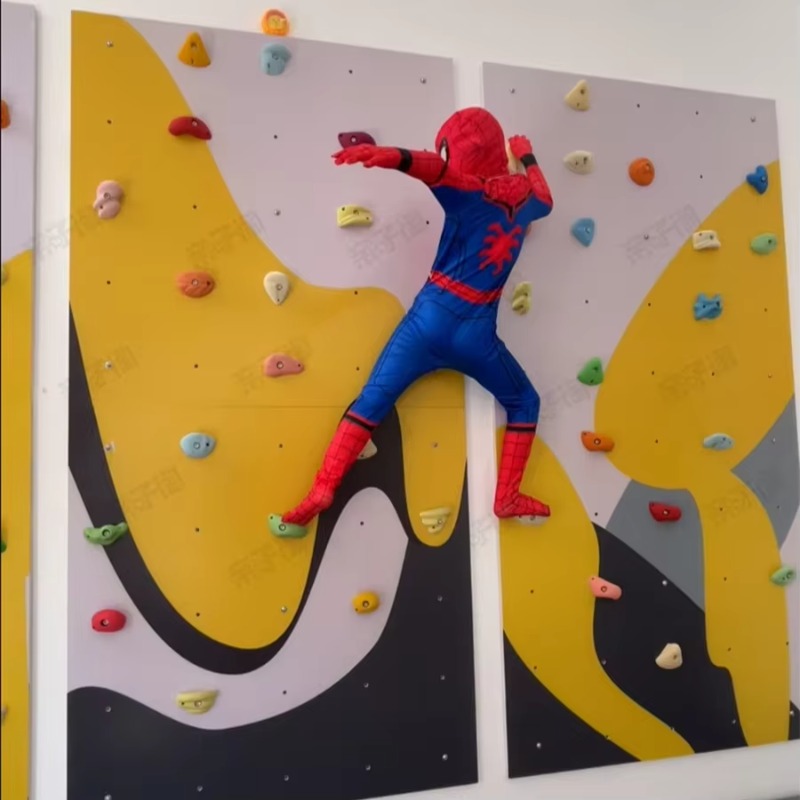 Home Gym For Kids - جدار تسلق داخلي للأطفال من الخشب