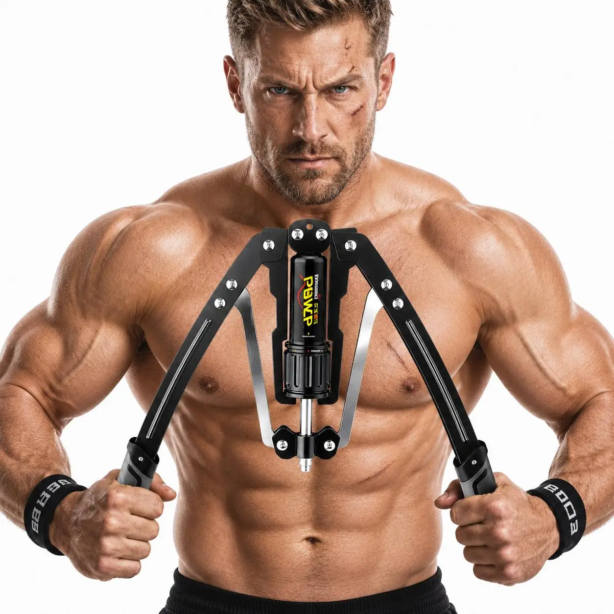 Home Gym Upper Body Workout - جهاز تدريب قوة الذراع الهيدروليكي القابل
