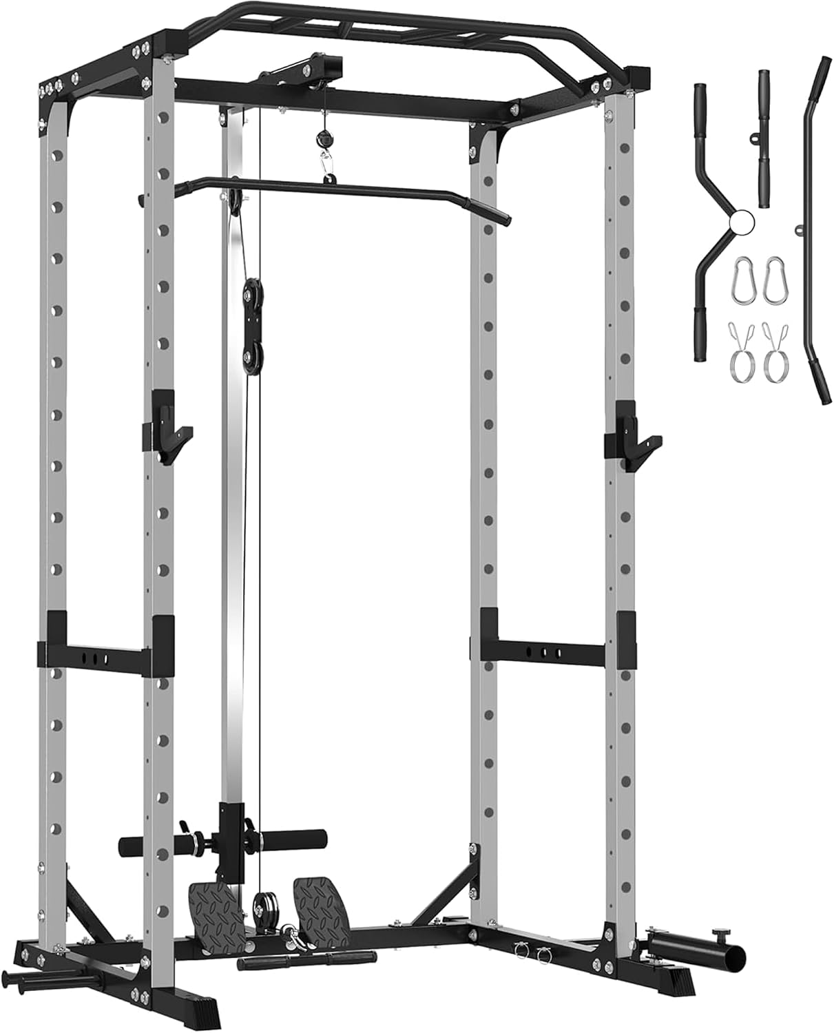 قفص تمارين منزلي، رف سكوات، نظ - مراجعة Home Gym Lat Pulldown وسعره