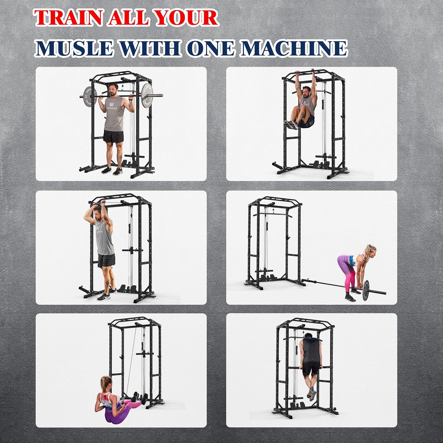 قفص تمارين منزلي، رف سكوات، نظ - مراجعة Home Gym Lat Pulldown وسعره
