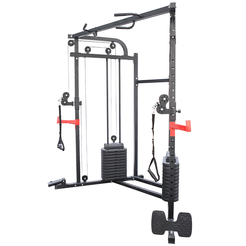 قوة الرف كابل كروس آلة المنزل  - مراجعة All In One Gym Home Equipment وسعره