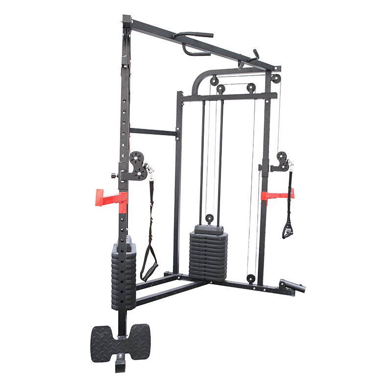 قوة الرف كابل كروس آلة المنزل  - مراجعة All In One Gym Home Equipment وسعره
