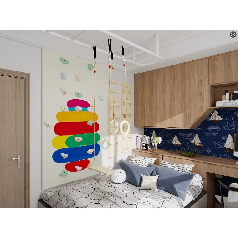 جدار تسلق داخلي للأطفال من الخ - مراجعة Home Gym For Kids وسعره