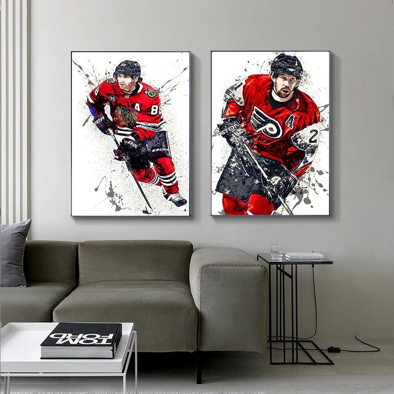 Abstract Ice Hockey Portrait S - مراجعة Home Gym For Kids وسعره