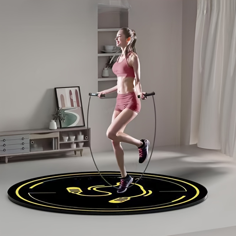 سجادة دائرية سوداء وذهبية بتصم - مراجعة Home Gym Gold وسعره
