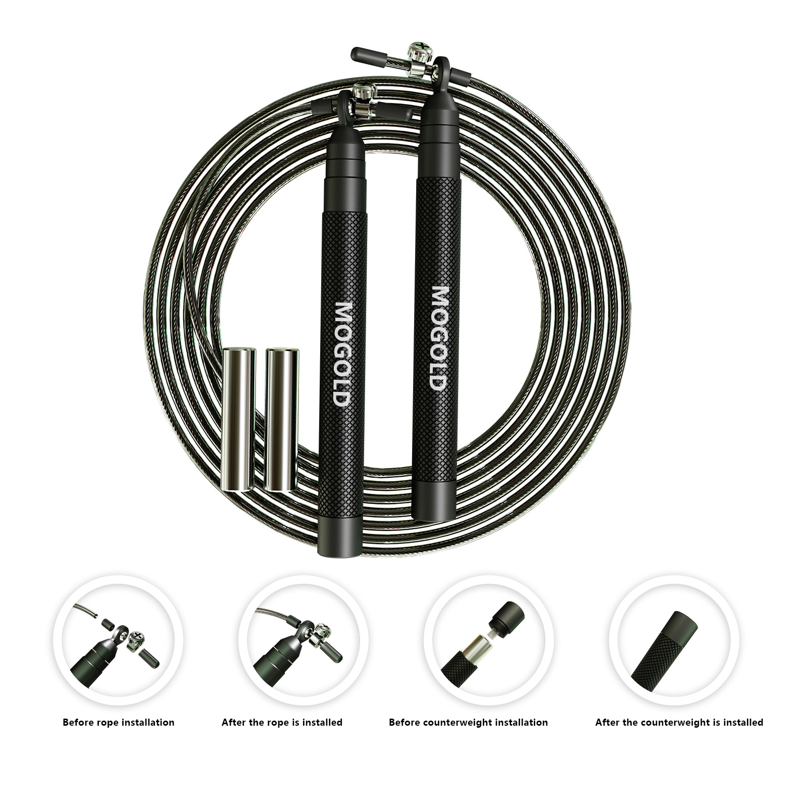 حبل القفز المرجح من كروسفيت، ر - مراجعة Jump Rope Bearing وسعره