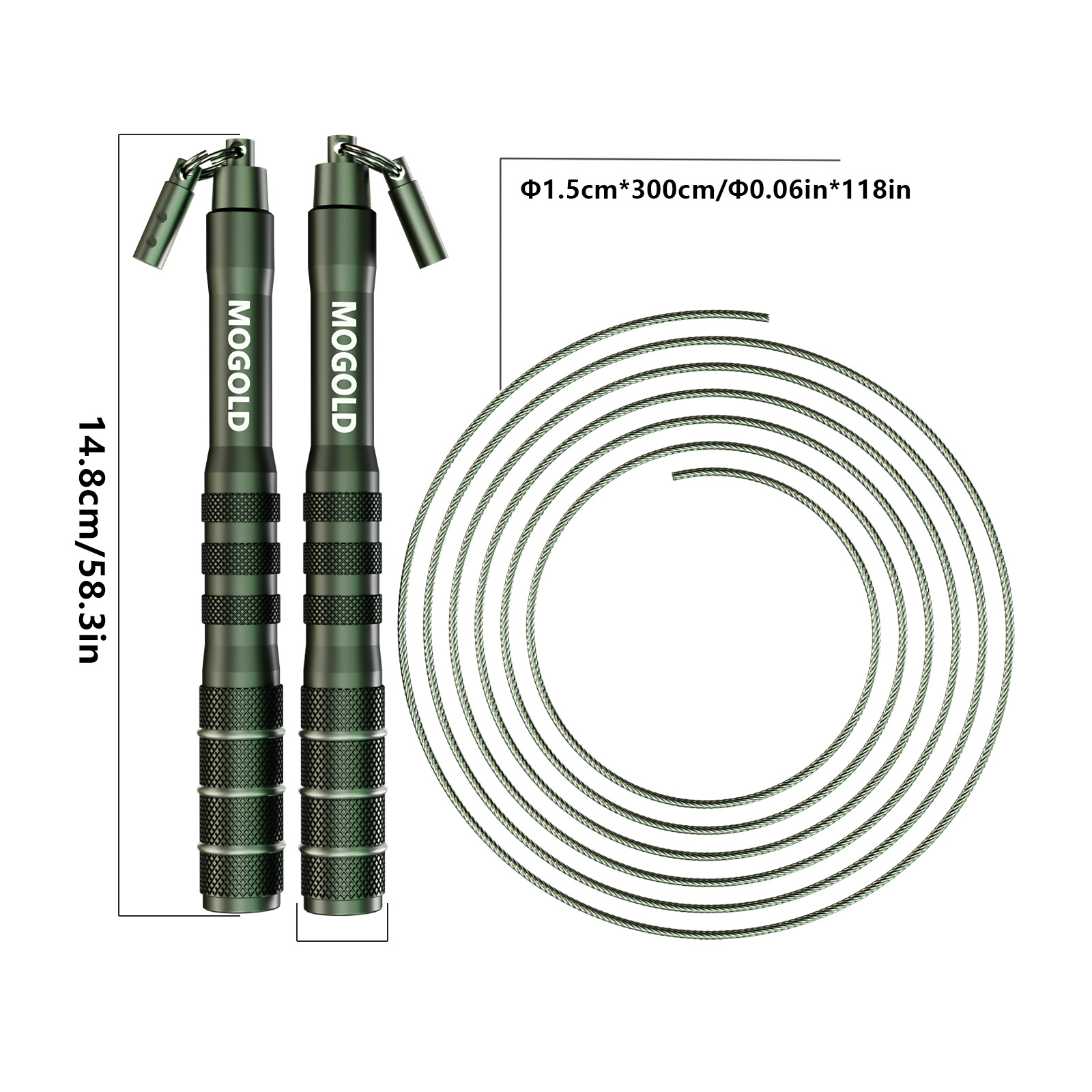 حبل نط سريع مضاد للتشابك، حبل  - مراجعة Jump Rope Bearing وسعره