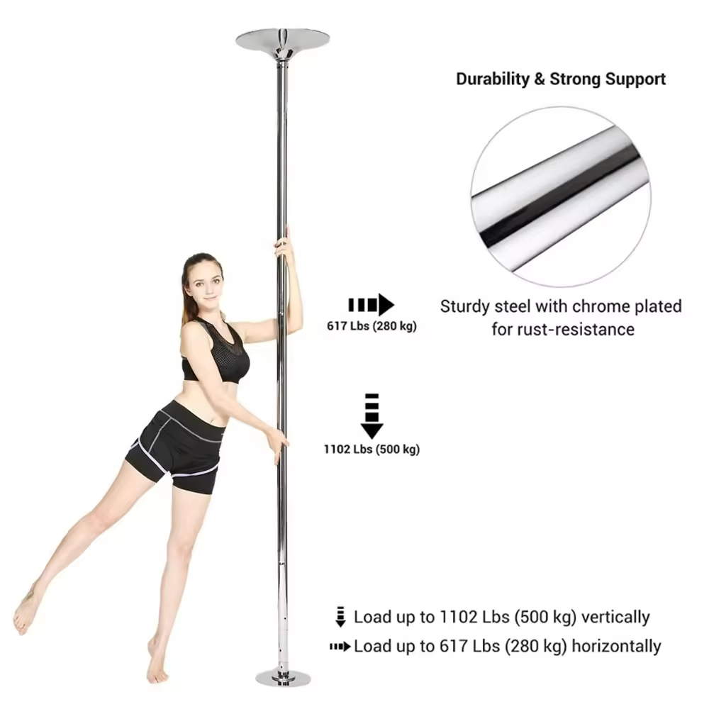 عمود رقص محمول وصديق للبيئة مع - مراجعة Home Gym Xl وسعره