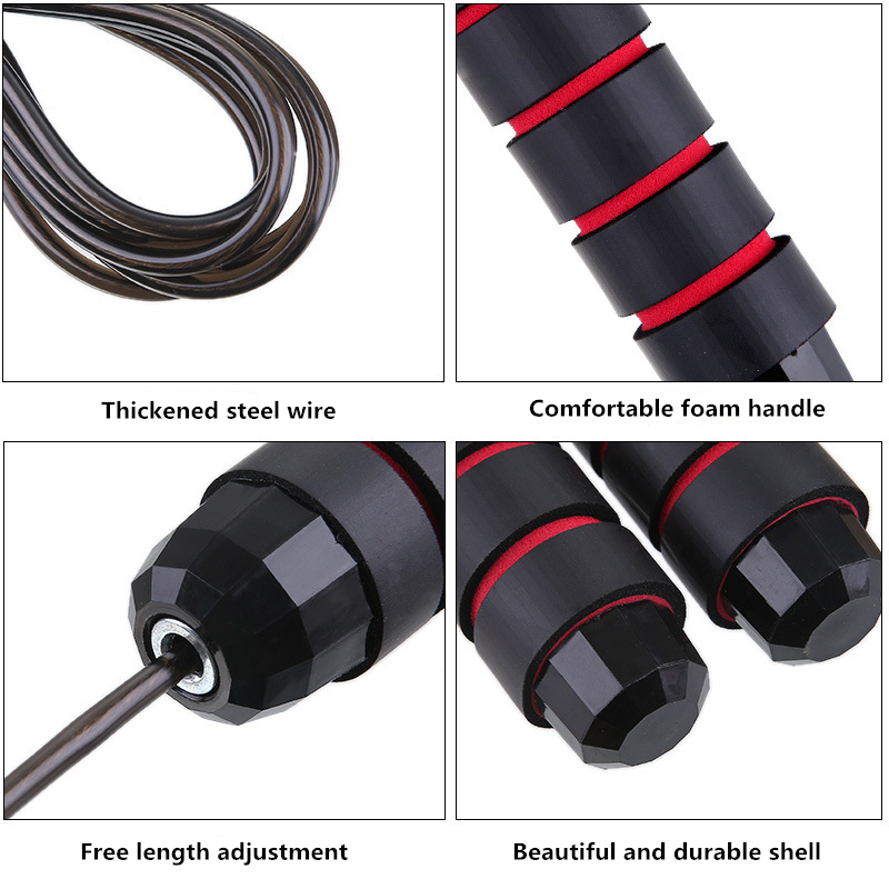 كابل تخطي حبل مضاد لللف ، تخطي - مراجعة Jump Rope Bearing وسعره