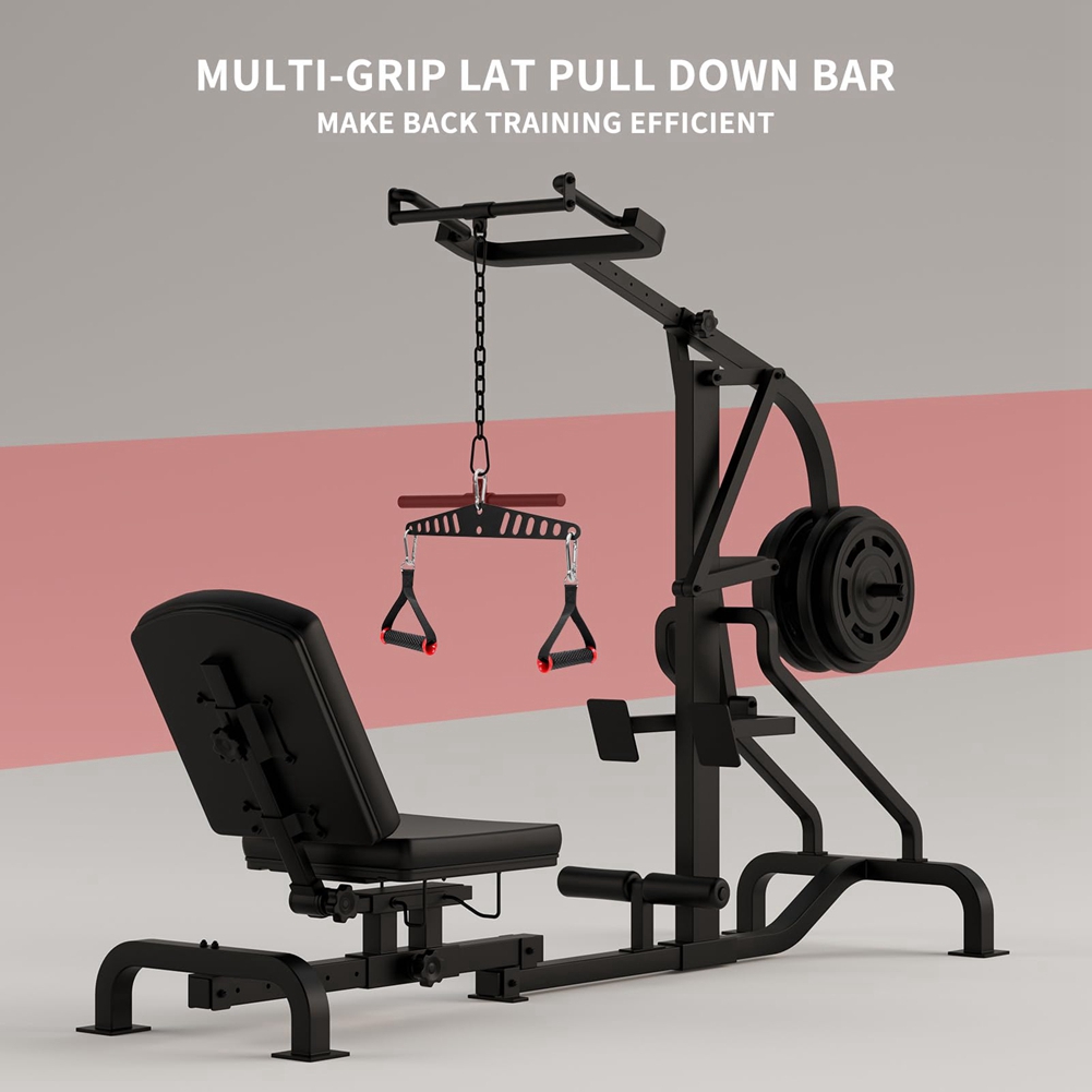 ABME متعدد قبضة LAT سحب أسفل ب - مراجعة Home Gym Lat Pulldown وسعره