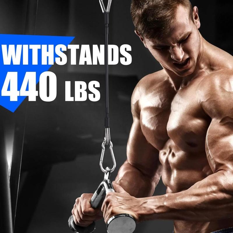 1/2 قطعة تمديد كابل الصالة الر - مراجعة Home Gym Lat Pulldown وسعره