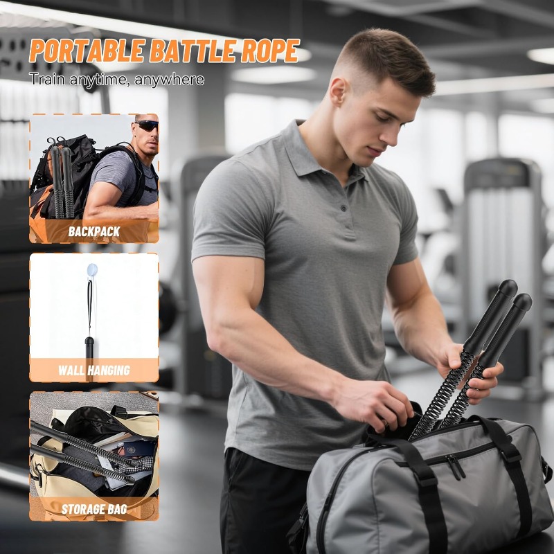 حبل قتالي لاسلكي للتمارين المت - مراجعة Home Gym Outfit وسعره