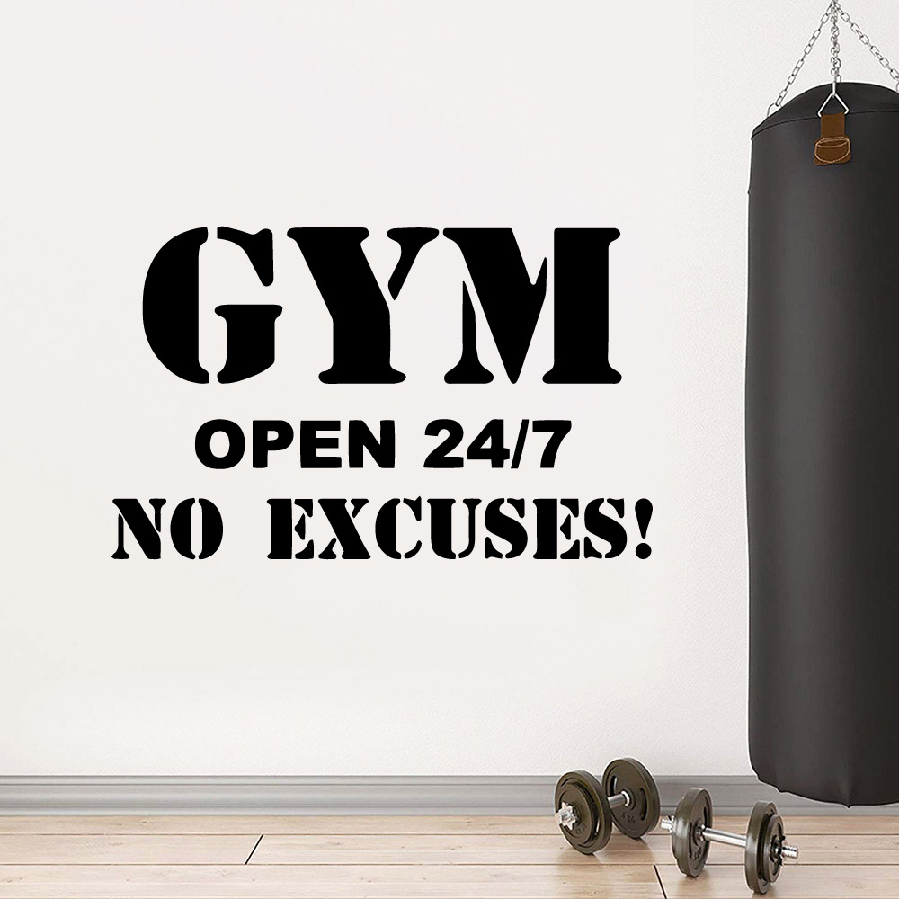 شارات جدارية ملونة للياقة البد - مراجعة Home Gym Wallpaper وسعره
