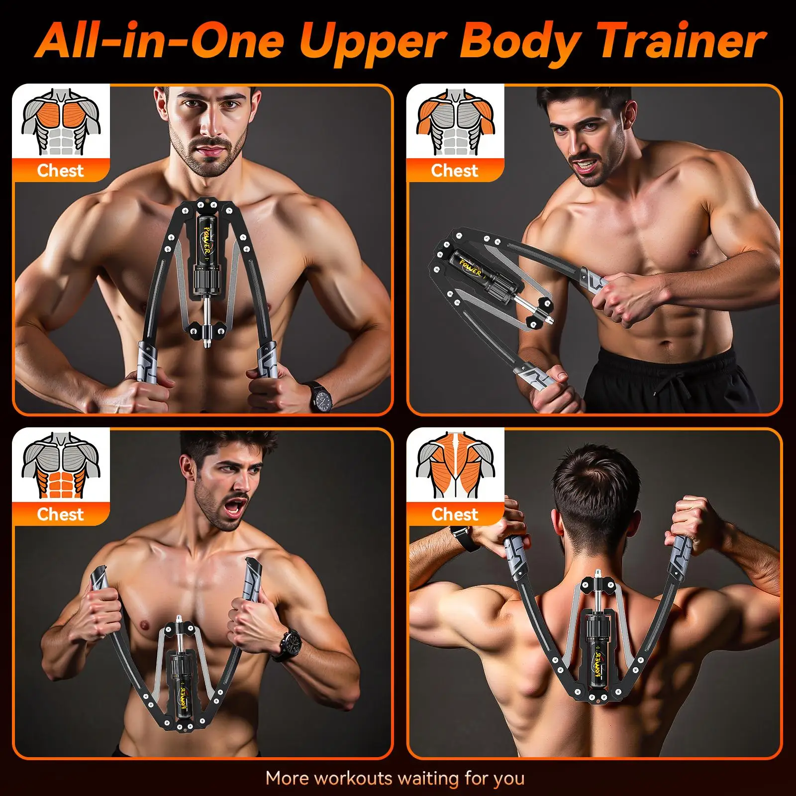 جهاز تدريب قوة الذراع الهيدرول - مراجعة Home Gym Upper Body Workout وسعره