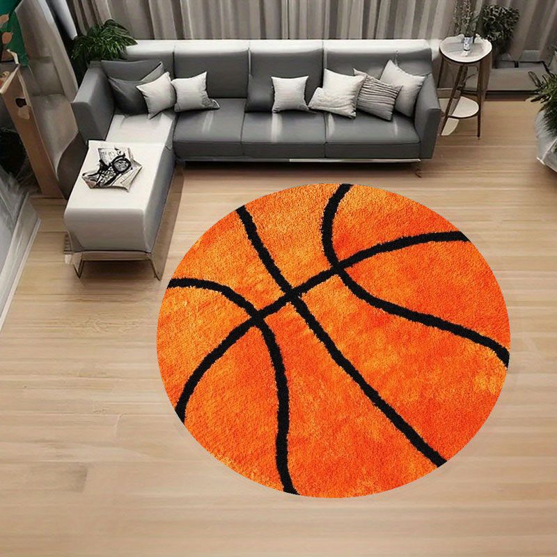 سجادة دائرية بنمط كرة السلة، ن - مراجعة Home Gym For Kids وسعره
