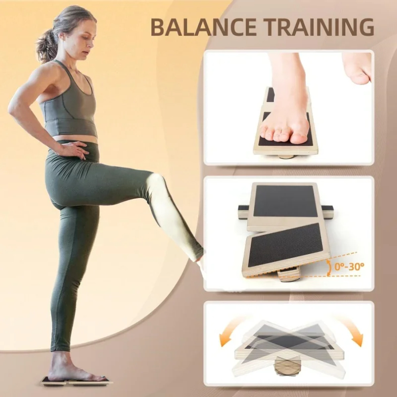 لوح توازن القدم الواحدة مقوي ا - مراجعة Wobble Board Balance وسعره
