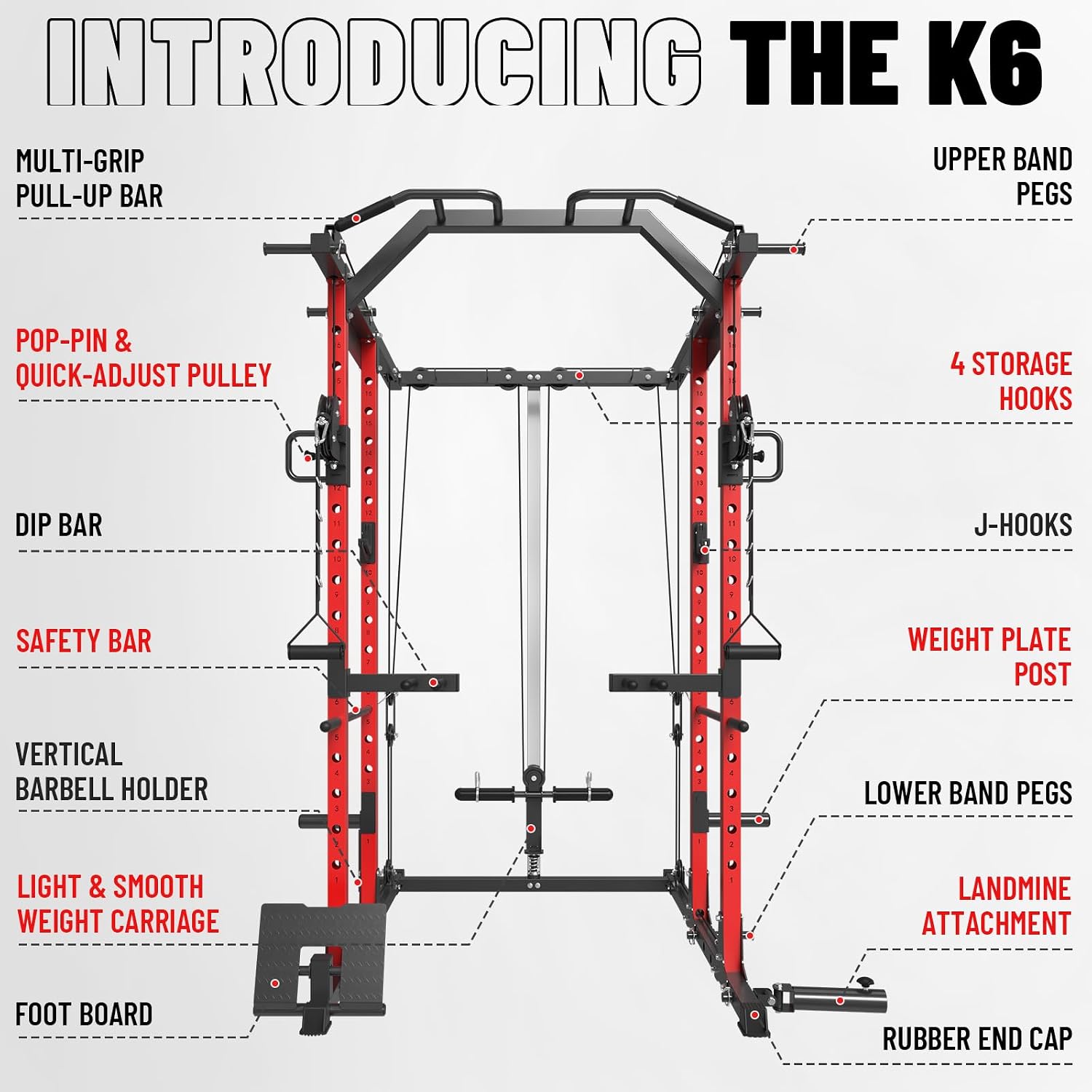 قفص تمارين قوي مع نظام كروس أو - مراجعة Home Gym Lat Pulldown وسعره
