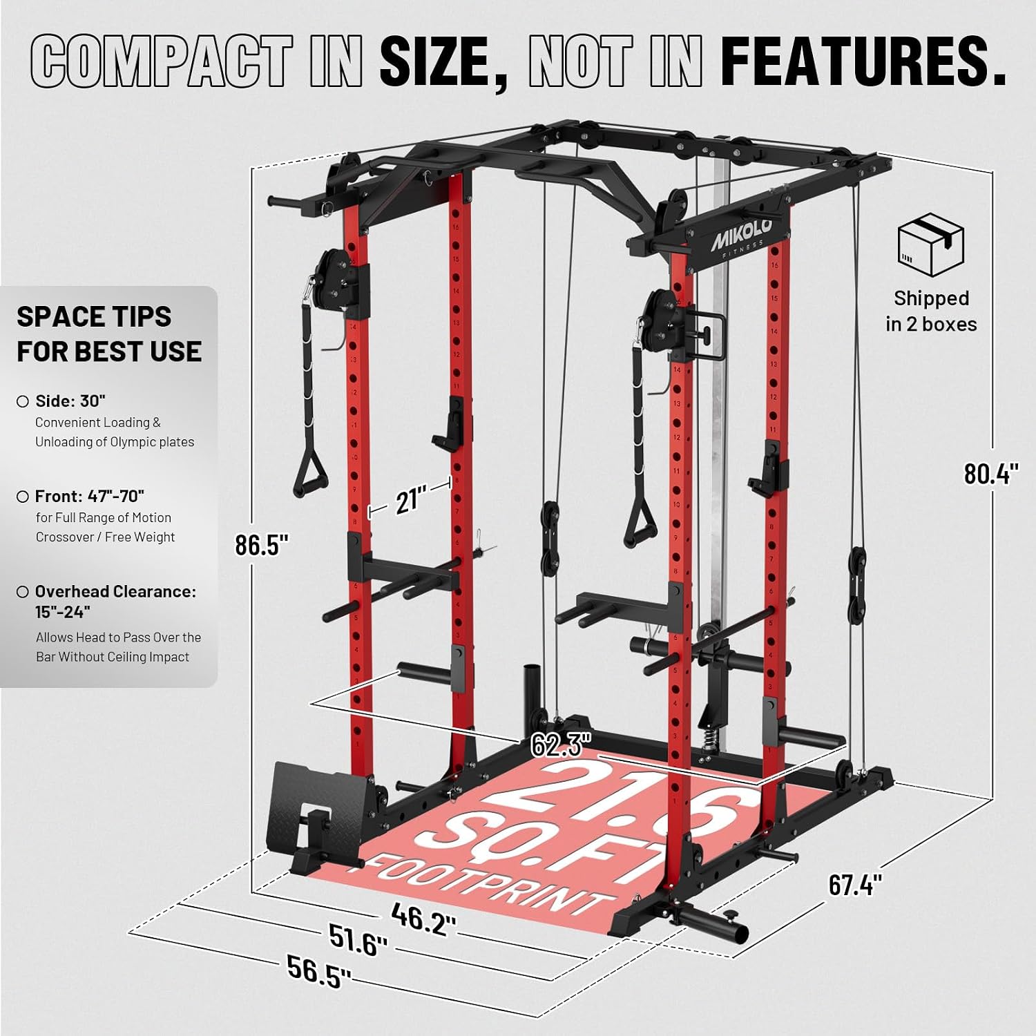 قفص تمارين قوي مع نظام كروس أو - مراجعة Home Gym Lat Pulldown وسعره