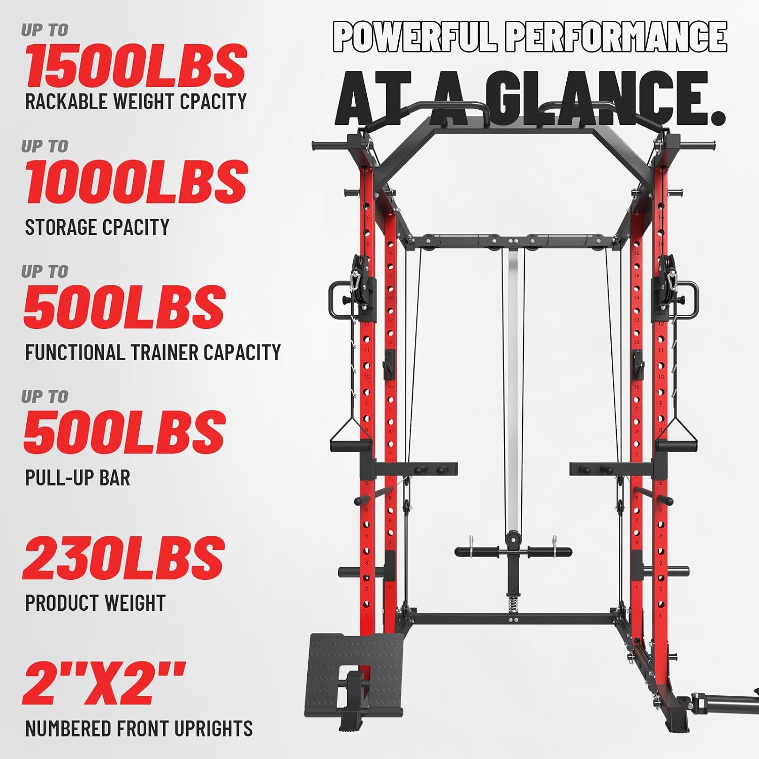 قفص تمارين قوي مع نظام كروس أو - مراجعة Home Gym Lat Pulldown وسعره