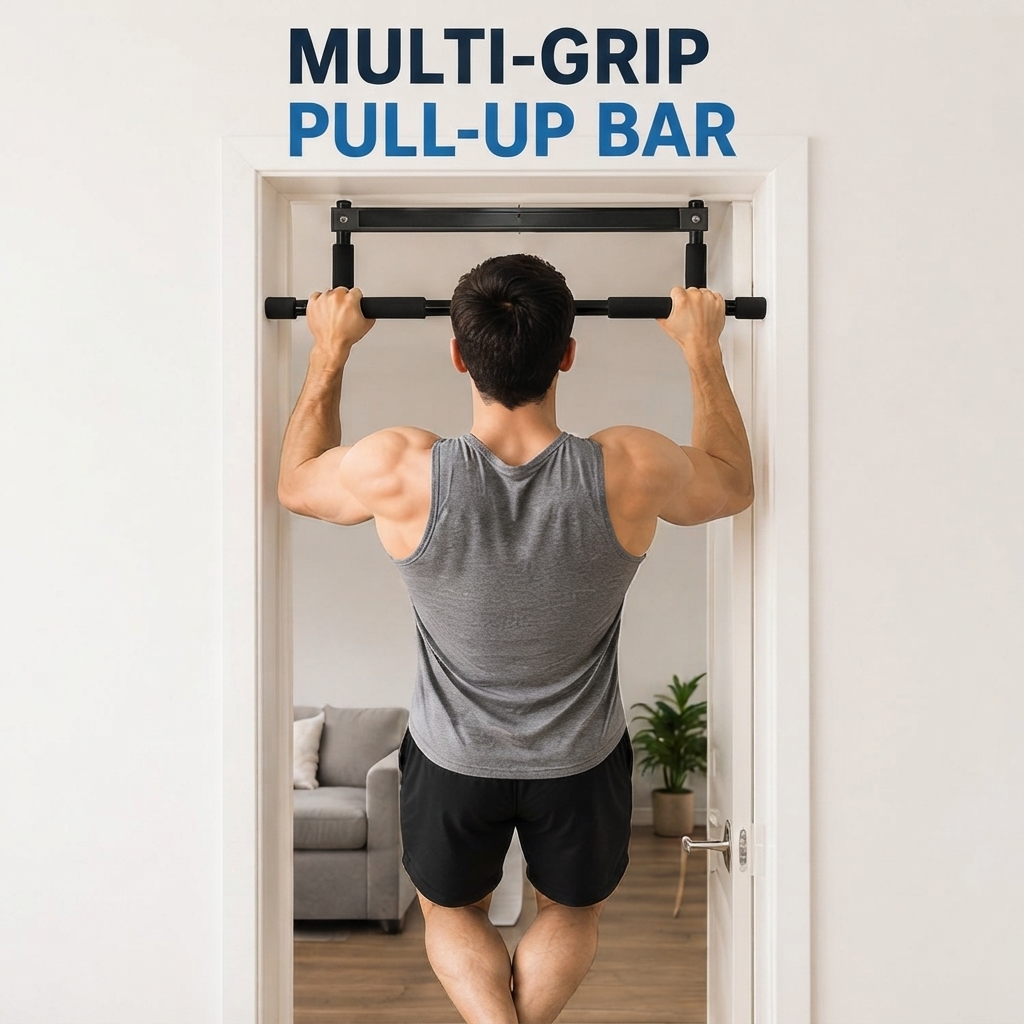 قضيب سحب متعدد الوظائف للباب،  - مراجعة Home Gym Upper Body Workout وسعره