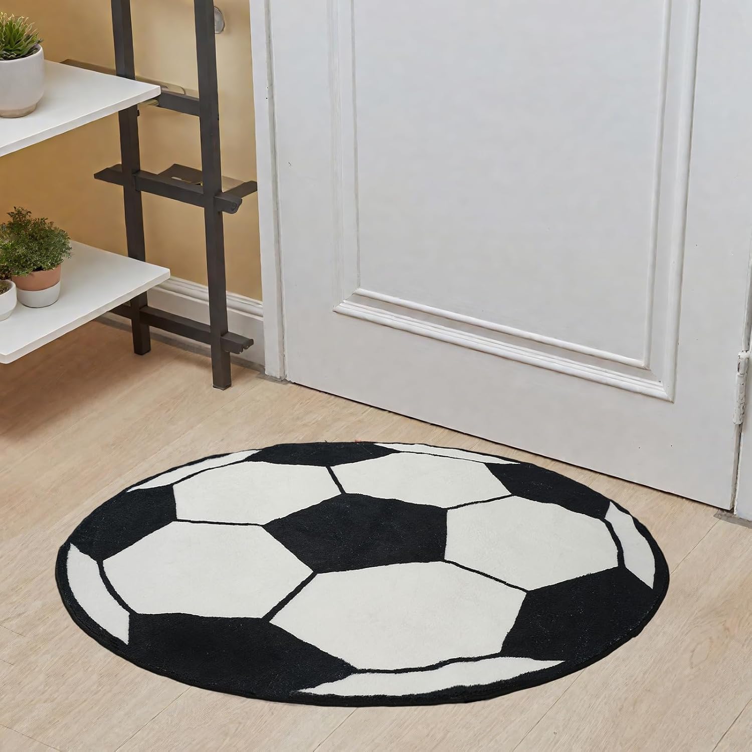 سجادة دائرية ناعمة بتصميم كرة  - مراجعة Home Gym For Kids وسعره