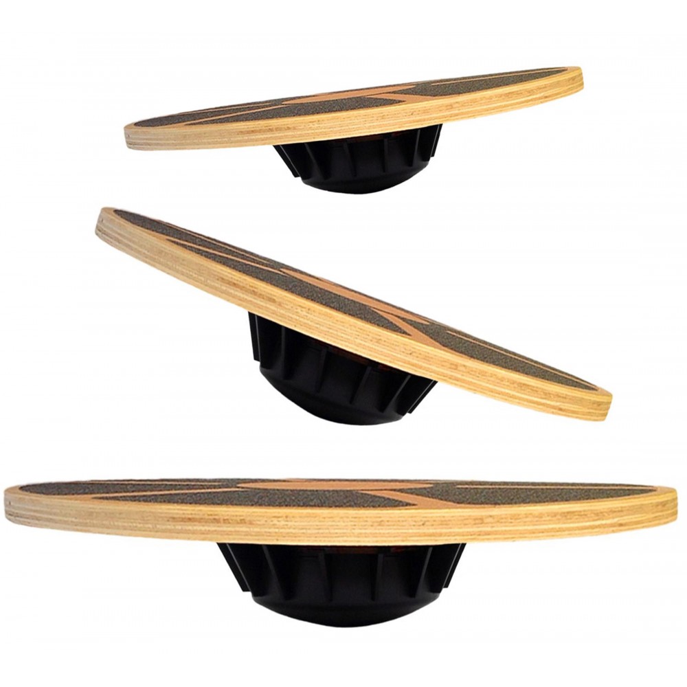 لوح توازن خشبي مانع للانزلاق 4 - مراجعة Wobble Board Balance وسعره